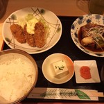魚料理 吉成 - 好きなおかずを2種類選ぶランチ定食  1150円