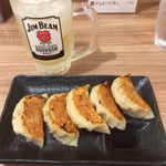 拉麺きしん - 竹セット  餃子とビームハイボール