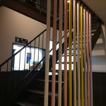 拉麺きしん - 2階へ続きます。