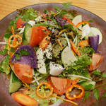 京Apollo食堂 - （撮影 20181012）色とりどりの野菜サラダ。