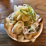 特麺コツ一丁ラーメン - 瓶ビールとおつまみ 600円 
