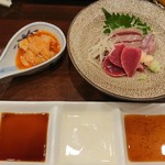 鳥田中 - 湯引きお造り