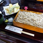 いし田 - 天ざる蕎麦　1300円