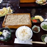 いし田 - 天ざる定食　1700円