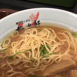 梅光軒 - 醤油ラーメン(あべのハルカス大北海道展にて)