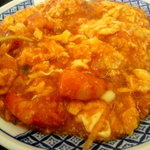 中国料理の鉄人 - 「週替りランチ」のエビと玉子のチリソース…ボリューミーで美味しい♪