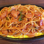 サクラ屋珈琲店 - アルデンテでも茹で過ぎでもないナポリタンには理想的なスパゲティ