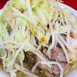 ラーメン二郎 神田神保町店 - 小豚カタメアブラ少々ニンニクカラメ