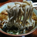 なかやまそば屋 - 麺はこんな感じ