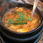 正泰苑 - 2018.10 スンドゥブチゲ（850円）