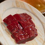 正泰苑 - 2018.10 炙りレバ(550円)