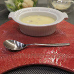 あもん ヨコ - フォアグラ入り、すっぽん出汁の茶碗蒸し