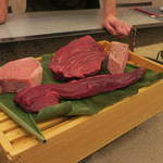 あもん ヨコ - この日の肉＆最高な状態になった炭