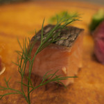 あもん ヨコ - 本日の囲炉裏焼　ズームアップ