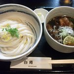 讃岐うどん白庵 - つけ鴨うどん（￥830） （'11.6）