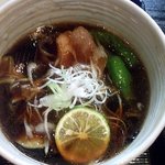 讃岐うどん白庵 - つけ鴨うどん（￥830） （'11.6）