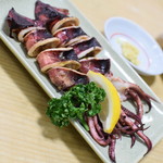 動坂食堂 - ムギイカ塩焼（４５０円）２０１８年９月