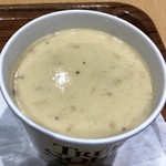 TRUE SOUP - 「スープセット」(950円)のボストンクラムチャウダー