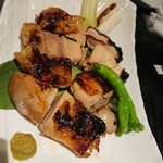 Hama shoku - 若鶏の陶板焼き