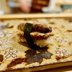 鮨おおね田 - ［2018/09］寿司⑧ 煮あわびの握り