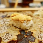 鮨おおね田 - ［2018/09］寿司⑩ うにの握り