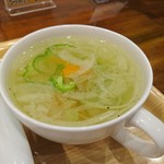 印度カレー 中栄 - 野菜スープ