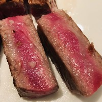 日本料理・鉄板焼 はや瀬 - 鉄板焼き　仙台牛ロース　60g　焼き野菜