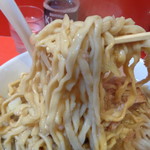 ラーメン二郎 - スープを吸った違い