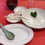 百亀楼 - ご馳走様の完食です