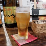 灯 - 茶葉つけこみ焼酎ソーダ割り