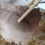 麺や 雷桜 - 【2018.10.13(土)】チャーシュー麺(並盛・210g)850円のチャーシュー