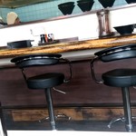 麺や 雷桜 - 【2018.10.13(土)】カウンター席