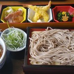 夢庵 - イベリコ豚のつけ汁そば膳　1099円(税別)