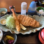 Katsuboshi - 特製リブロースかつ＋海老フライ