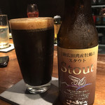 ビアリッチ イースト - いわて蔵の三陸広田湾産牡蠣のスタウト950円