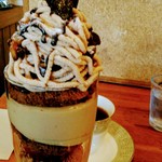 クリクリ - 贅沢ショコラマロンパフェ✨¥1050
      