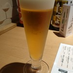 Niigata Sadoshima Ryoutsukou Chokusou Tofuro - ランチライム限定のグラスビール300円