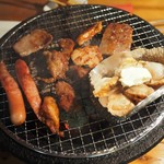 七輪焼みなみ - 調理中その２