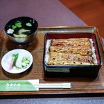 Toritsune Honten - ■鰻重（特上）3600円