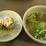 チョークディー - 生春巻＆スープ