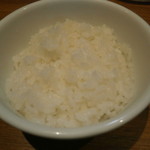 担担麺 胡 山科本店 - Dセットでついてくるライスです。