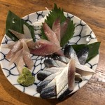 木挽 - お刺身3点盛り