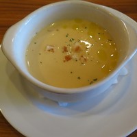 ドラード - とうもろこしのポタージュ
