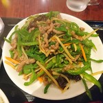 メインのチンジャオロース