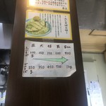 らーめん ブッチャー - 麺量表