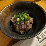 天史朗鮨 - お通し　アジのなめろう