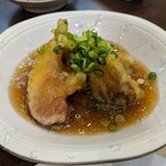 旬魚菜 しら川 - いちじくの揚げおろし