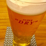 和菜 いたや - アサヒスーパードライ生ビール600円