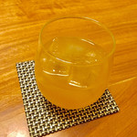 和菜 いたや - 梅乃宿 あらごし梅酒のロック　600円