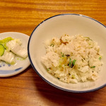 和菜 いたや - さんまとミョウガのご飯